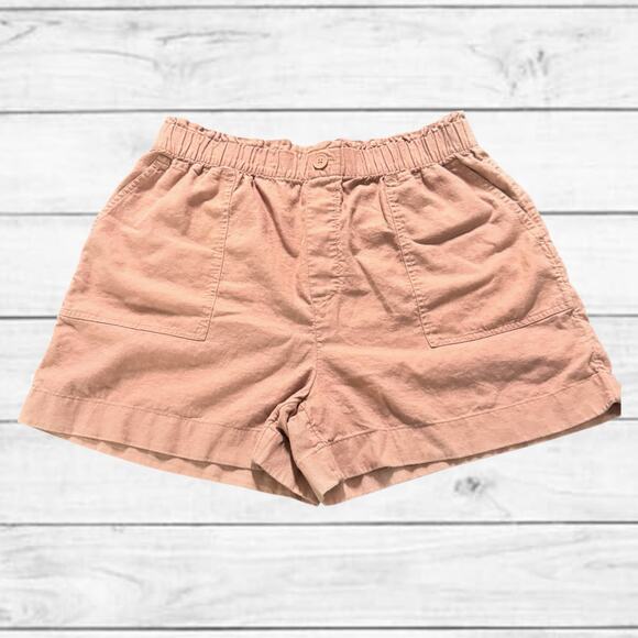 44. LOFT Factory Linen Blend Shorts Size Large GUC - Picture 3 of 7
